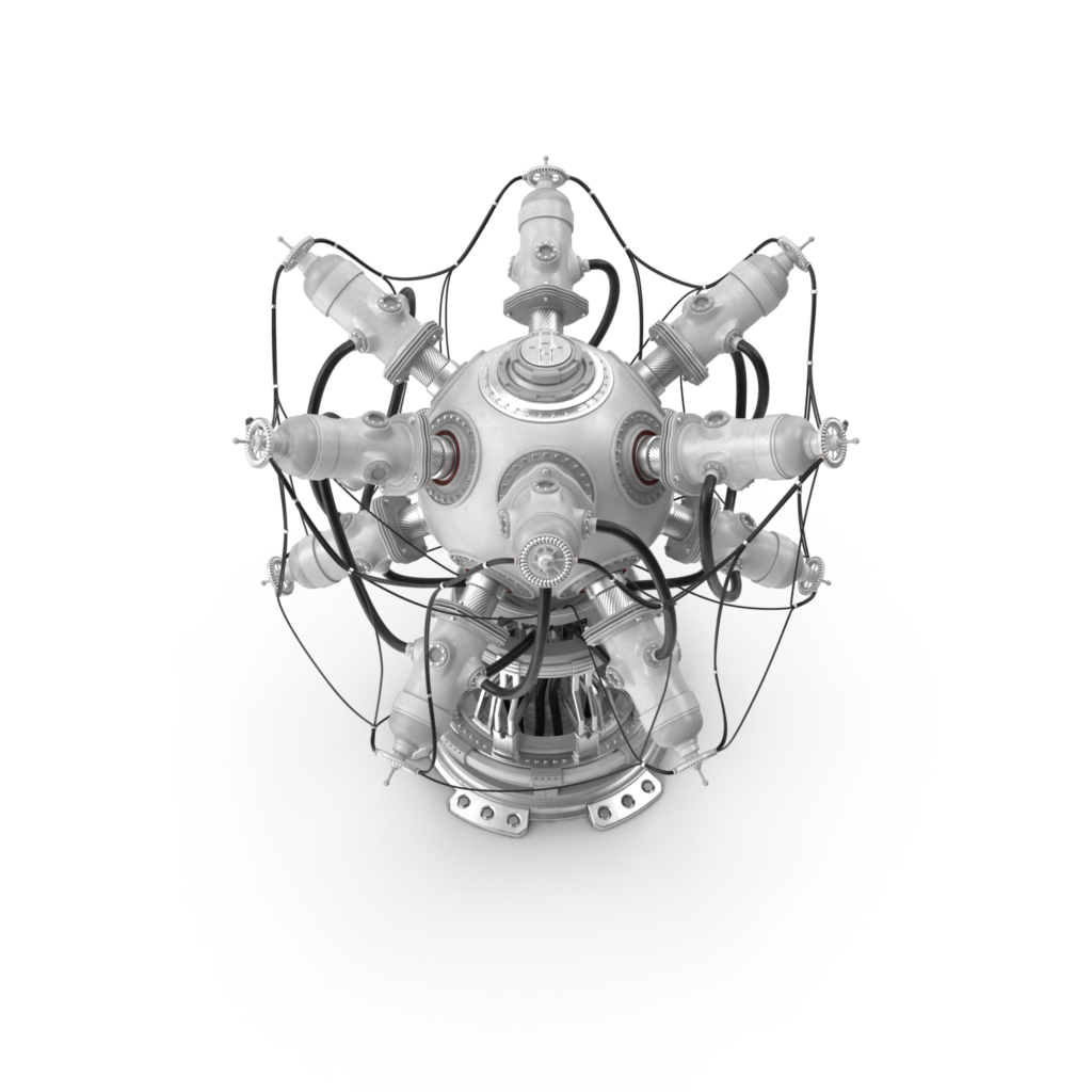 reactor nuclear futurista
