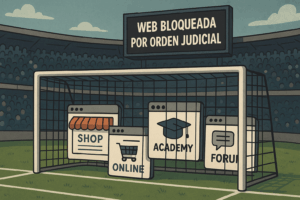 porterías llena de bloqueos